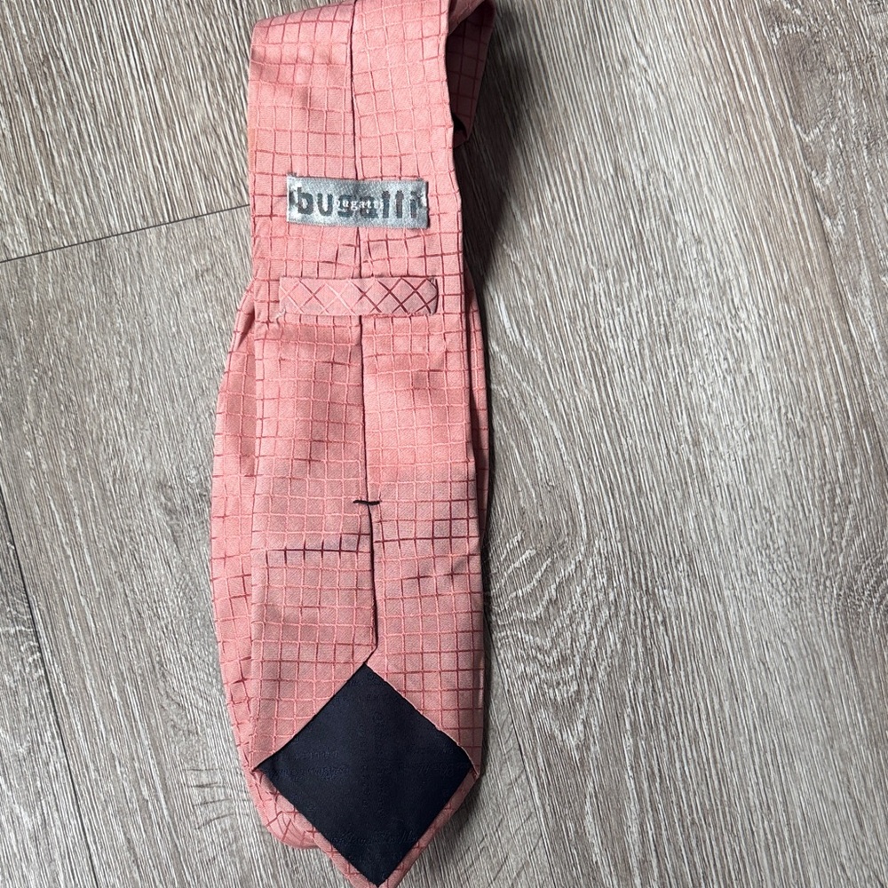 Bugatti Coral Grid Pattern Tie